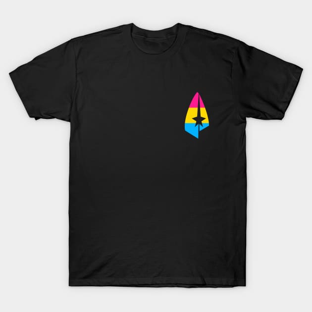 Pride Pansexual Treksphere Logo T-Shirt by Treksphere